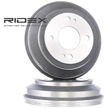 RIDEX 123B0055 Tambor de freno, Set de 2