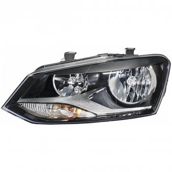 Faro Delantero Halógeno HELLA 1LE 247 051-031 para VW Polo (6R1, 6C1) - Izquierdo - ECE