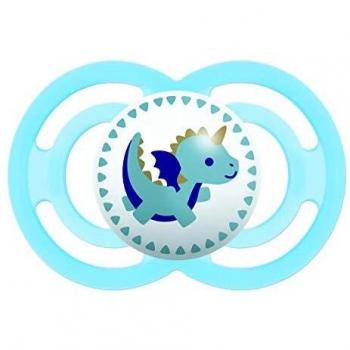 Chupete Mam Perfect Silicone 6+ Meses Azul 1 Unidad