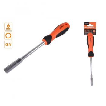 Llave de Vaso Hexagonal 6 Mm con Destornillador Cr-V y Mango Ergonómico 94863