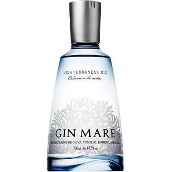 Gin Mare - Ginebra Premium Mediterránea con Botánicos Naturales, Botella de 700 ml