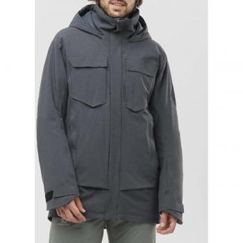 Chaqueta de esquí para hombre Salomon Stance Cargo Negra (M)