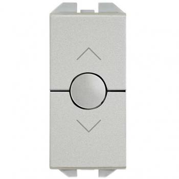 Interruptor de persianas Simon 270 con 3 posiciones y módulo estrecho.