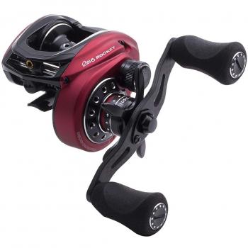 Abu Garcia, Revo Rocket Carrete de fundición de Perfil bajo, relación de Engranaje 10.1:1, 11 rodamientos, tasa de recuperación de 41 Pulgadas, Mano Izquierda