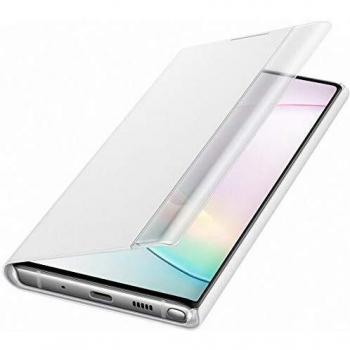 Funda Clear View Cover Blanco Samsung Galaxy Note 10