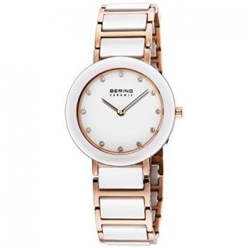 BERING Reloj Analógico para Mujer de Cuarzo con Correa en Acero Inoxidable 11429-766