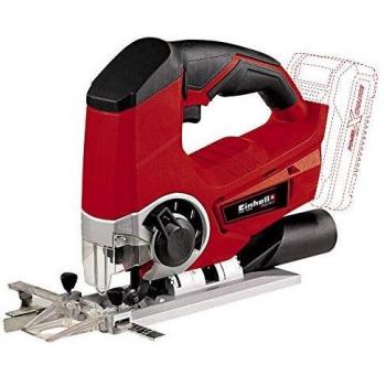 Einhell Sierra caladora con batería recargable - TE-JS 18/80 Li-Solo, sistema de 18 V, 2400 1 / min, profundidad de corte máx. 80 mm, suministro sin batería y sin cargador