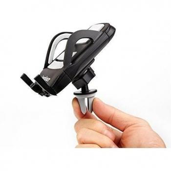 iVoler Soporte Movil Coche Aire 360 grados Universal Soporte colocado en la Rejillas de Ventilación Coche Para Teléfonos Móviles iPhone 7/7 Plus,6s/6s Plus/6/6 Plus/5S/5C/5/4S/4, Samsung Galaxy S7/S7 Edge/S6 /S6 Edge/S5 /S4 /S3, Nexus 6P/5X, LG G5/G4/V