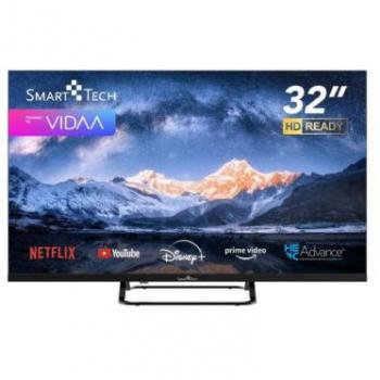 Televisor Smart Tech 32 HD LED VIDAA con Modo Hotel, 3xHDMI, 2xUSB, Streaming (Netflix, Prime Video, Disney+, YouTube) - Modelo 32HV02V