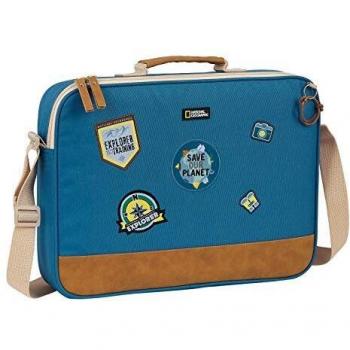 Safta Cartera Extraescolares Reciclable National Geographic Explorer, 380x60x280mm
