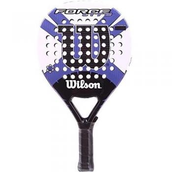 Wilson Force Lite - Raqueta, Color Blanco/Morado, Talla NS
