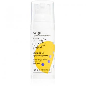 KILIG Crema Regeneradora de Ojos con Vitamina C y E 15ml, con Ácido Hialurónico 50ml