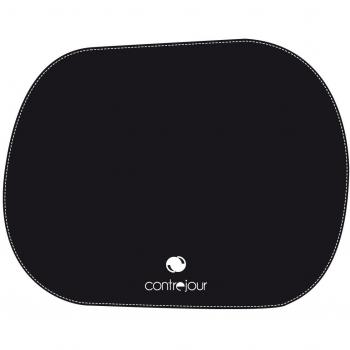 Cortinillas solares universales para coche CONTREJOUR 463600, incluye 2 unidades, diseño universal para ventanillas de coche, fácil instalación y protección contra los rayos solares