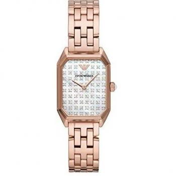 Emporio Armani AR11389 Two-Hand Rose Gold Tone Women's Watch