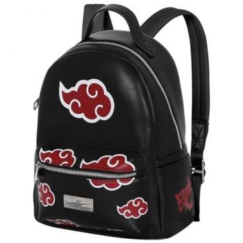Mochila Heady Naruto Nubes, Negro, 24,5 x 29 cm, Capacidad 8 L