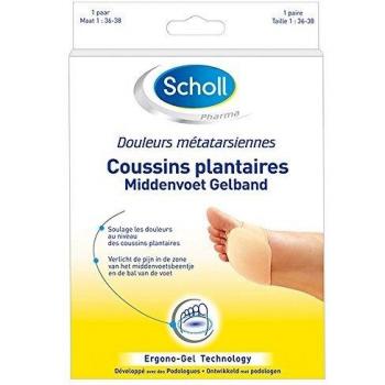 SCHOLL S.A - Scholl Coussins Plaintaires 1 paire - 36-38
