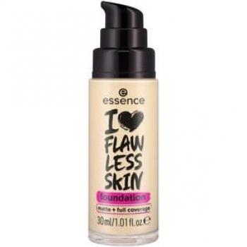 essence I LOVE FLAWLESS SKIN High Cover Foundation with Matt Effect Shade 20 - Medium Porcelain 30 ml