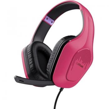 Trust GXT 415 Zirox Auriculares Gaming Rosa