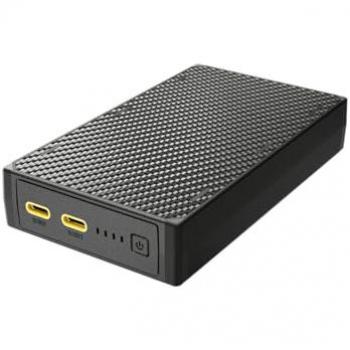 Powerbank Nitecore NB20000 Gen3 - Cargador portátil ultraligero de fibra de carbono, 20.000 mAh, Quick Charge y USB-C