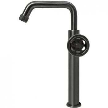 Grifo de lavabo alto Indus en metal gun metal Essebagno