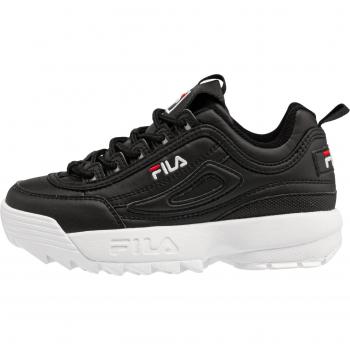 Fila Disruptor Kids Sneakers - Black Unisex Athletic Shoes