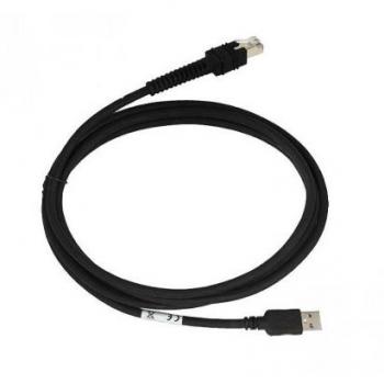 Cable USB Blindado Zebra CBA-U47-S15ZAR para Lector de Código de Barras, 15 Pulgadas (4.6 m)