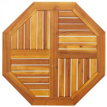vidaXL Table Top 70x70x2 cm Octagonal Solid Wood Acacia