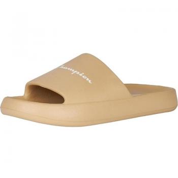 Chanclas Champion Sand Soft Slipper Slide Beige para Hombre, modelo S22255-MS041, diseño suave y cómodo, ideal para uso diario y actividades al aire libre