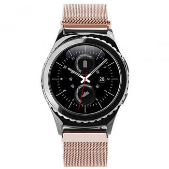 Correas Samsung Gear S2 Classic,Sundaree Metal Magnético Milanese Reemplazo Banda Pulseras de Repuesto Correa de Reloj Inteligente Smartwatch para Samsung Gear S2 Classic
