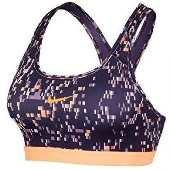 Nike Pro Clsc Pad Tchn Glt - Sujetador deportivo para mujer, color rosa, talla M