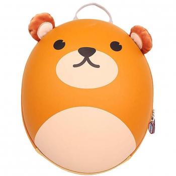 Mochila Escolar Infantil Dohe EVA Mini Oso, Beige, Espuma de Etileno Vinil Acetato (EVA), 22.5x28x9cm