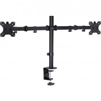 Dual Arm Cantilever Desk Mount for 13-27 Monitors