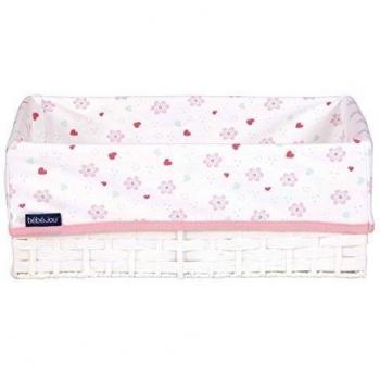 Bébé-Jou Sweet Birds - Canastilla de tela para productos de higiene del bebé