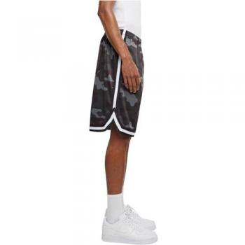 Urban Classics Men's Dark Camo Mesh Shorts - Size M - 100% Polyester