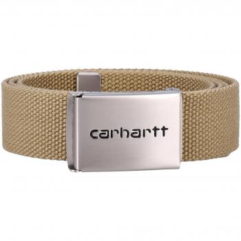 Cinturón de Cuero Carhartt Clip Beige Unisex Talla Única