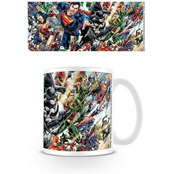 DC Comics Liga de la Justicia Renacimiento Taza de cerámica, Multicolor