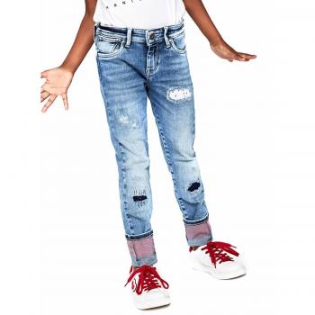 Pepe Jeans JEANS PIXLETTE DIY - VAQUERO DENIN NIÑA