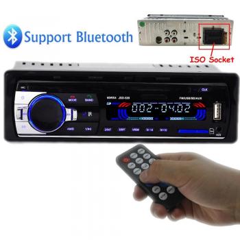 PolarLander la radio de coche de audio USB / SD / MP3 Receptor Bluetooth manos libres con control remoto Negro 1 Din