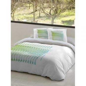 Devota&Lomba Juego De Funda Nórdica Verde/Blanco Cama 135