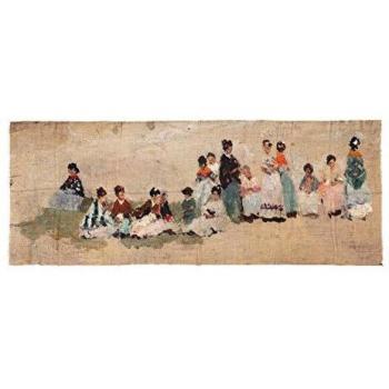 Museo del Prado Estola de Lana, Merino y Seda, Multicolor, L Unisex Adulto