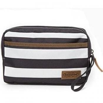Eastpak Shiloh Single Monedero, Diseño Distinct Stripes, Color Negro