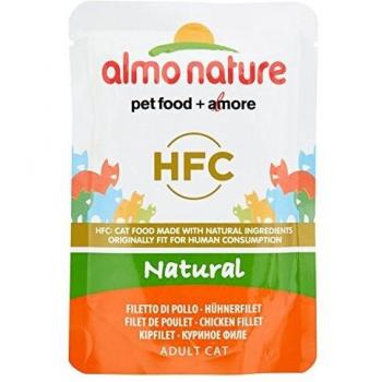almo nature Classic for Cats, Chicken Fillet, 55 g, Transparent