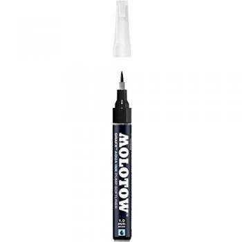Marcador Molotow Softliner Aqua 1mm Negro Profundo