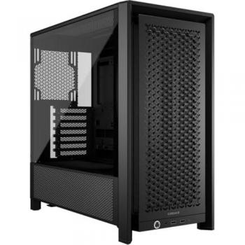 Corsair 4000D High Airflow Modular Mid Tower PC Case - Black (Supports Mini-ITX, ATX, E-ATX, mATX)