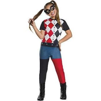 DC Comics - Disfraz de Harley Quinn para niña, infantil 5-7 años