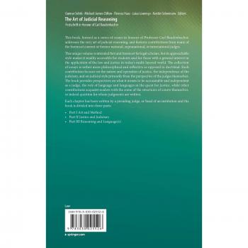 The Art of Judicial Reasoning: Festschrift in Honour of Carl Baudenbacher