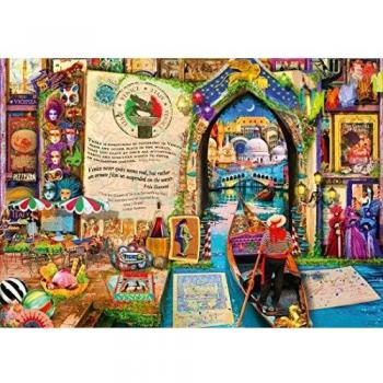 Puzzle Bluebird 1000 Piezas - La Vida es un Libro Abierto en Venecia de Aimee Stewart