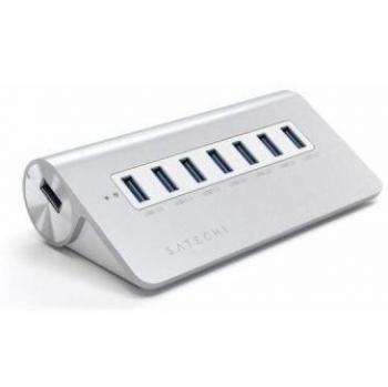 Satechi SH-UHA37W - Hub USB, blanco