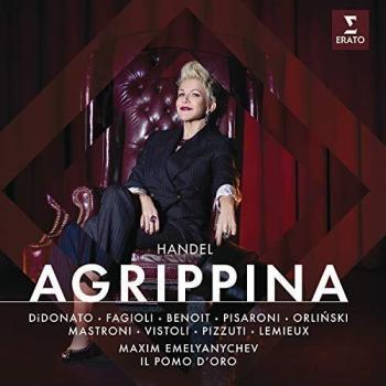 Joyce didonato elsa benoit luca pisaroni franco fagioli jakub jozef orlizski handel il pomo doro maxim emelyanychev agrippina 3 cd
