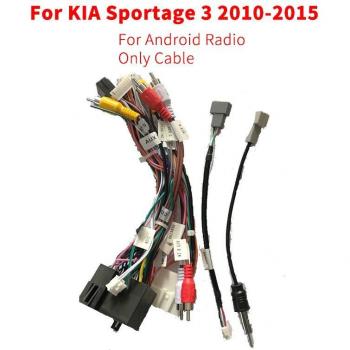 Adaptador de arnés de cableado 16 pines para radio Android KIA Sportage 3